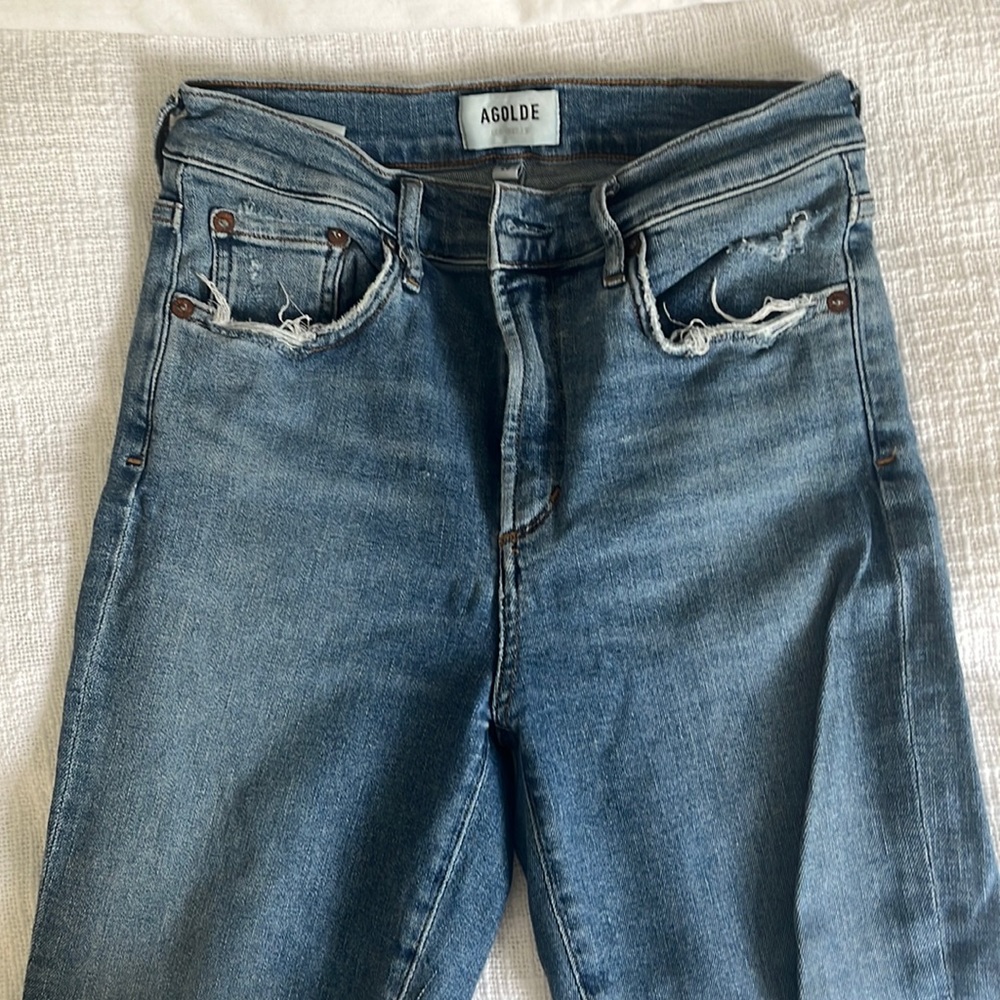 Agolde Sophie High Rise Skinny